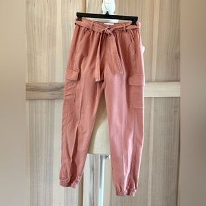 Abercrombie Kids Jogger Pants. Performance Utility Cargo Girl’s Sz-11/12 Salmon